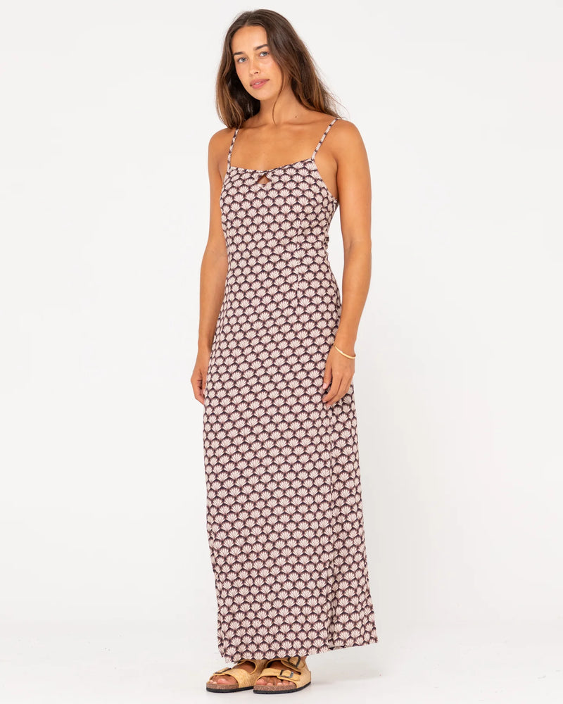 Rusty Sorrento Maxi Dress- Tuscan Brown
