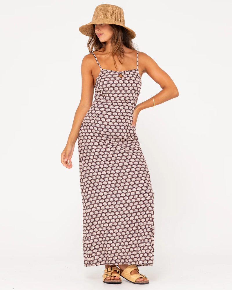 Rusty Sorrento Maxi Dress- Tuscan Brown