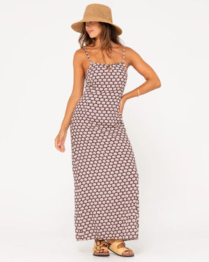 Rusty Sorrento Maxi Dress- Tuscan Brown