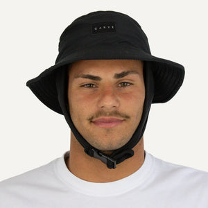 Carve Big Wave Unisex Surf Bucket Hat- Black