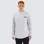 Nena & Pasadena Phase Dual Curved Sweater- Grey Marle