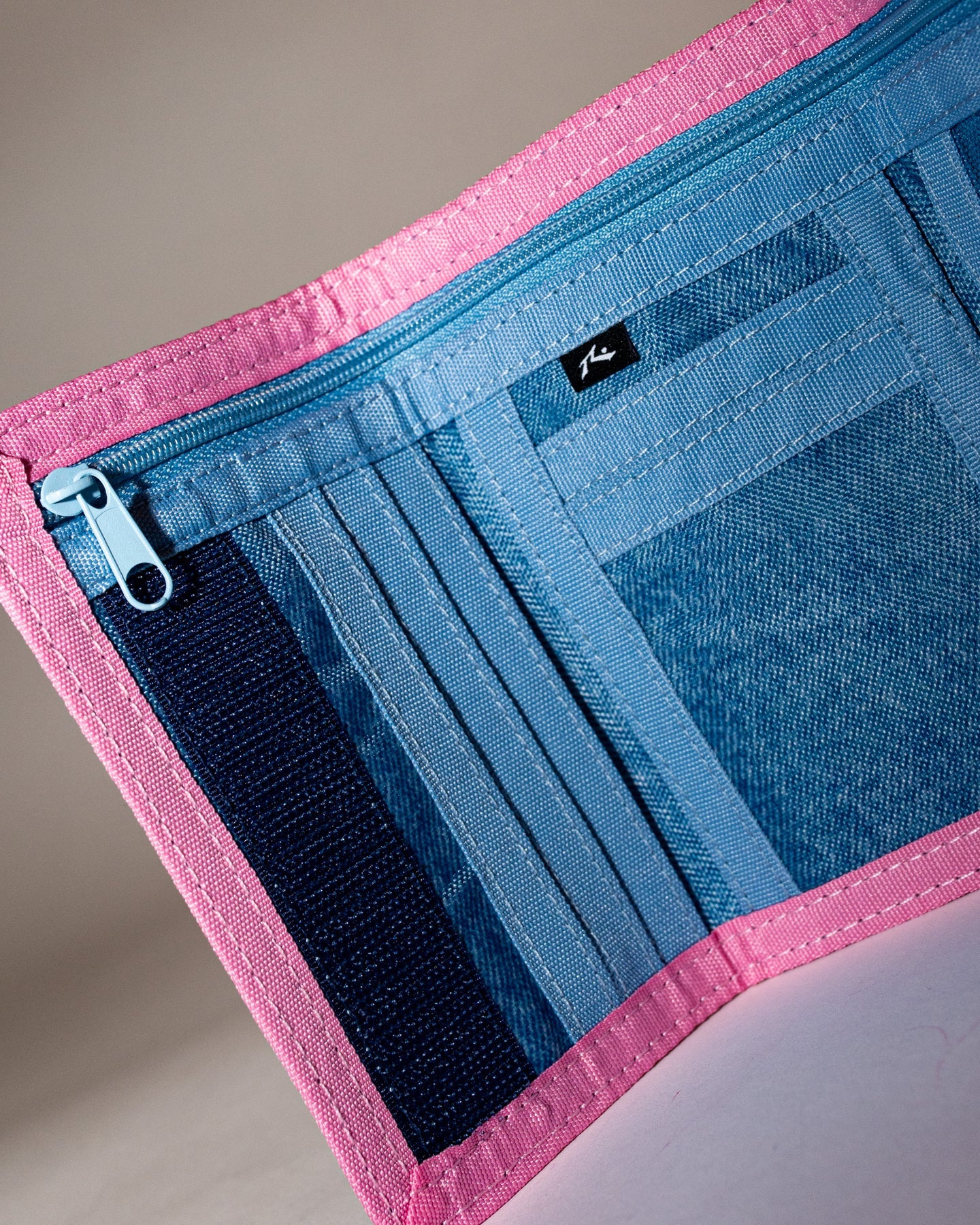 Rusty Britney Tri Fold Wallet- Navy Blue