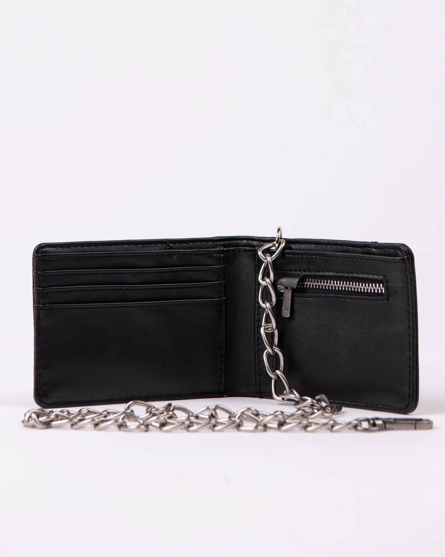 Rusty Speed Chain Wallet-Black