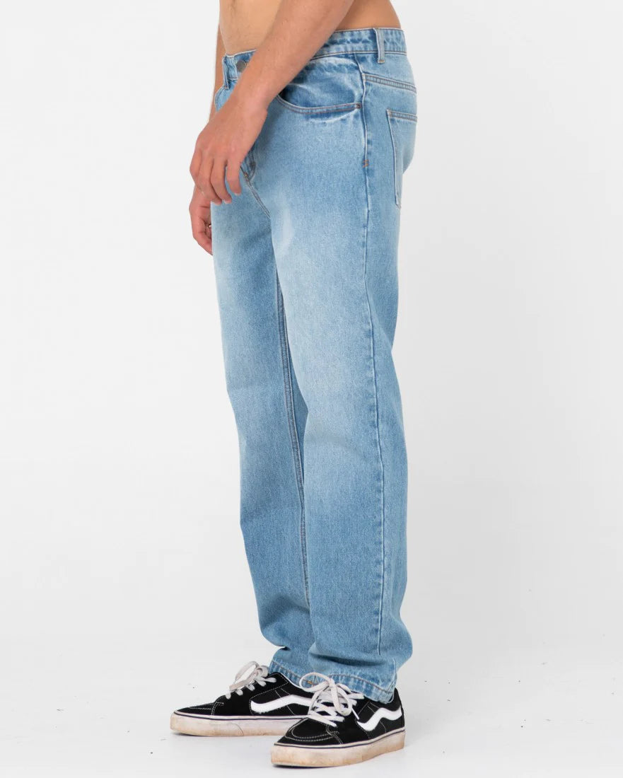 Rusty Steven Straight Jean- Hard Hat Blue