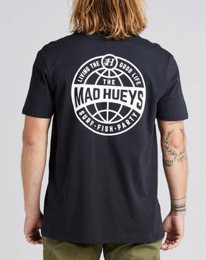 The Mad Hueys Global SS Tee- Black