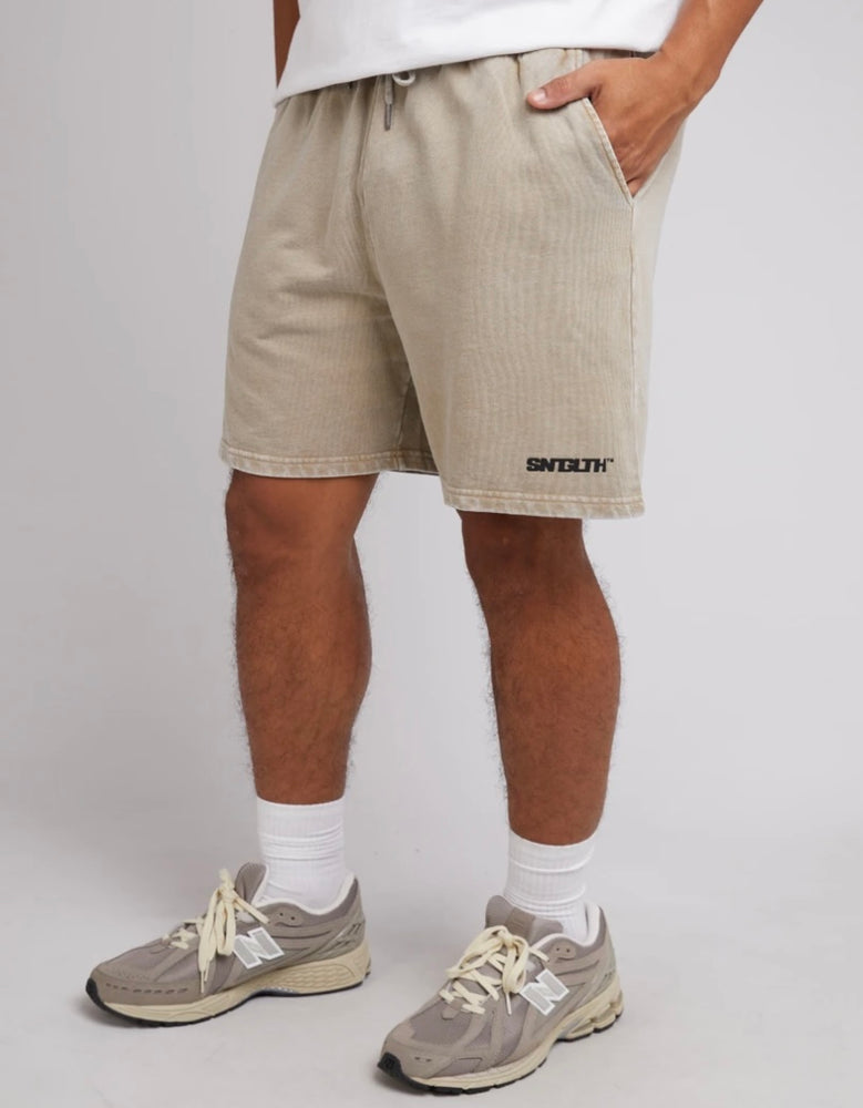 St Goliath Track Fleece Short - Sand