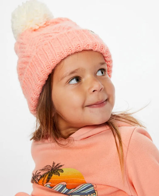 Rip Curl Groundswell Beanie Girls (8-16 years)- Peach