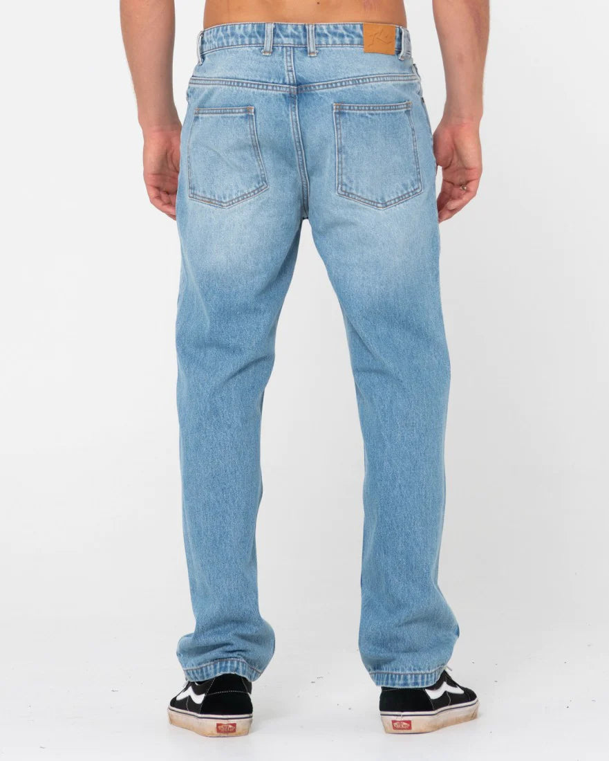 Rusty Steven Straight Jean- Hard Hat Blue
