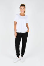One Ten Willow Crew Tee - White