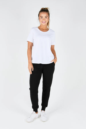 One Ten Willow Crew Tee - White