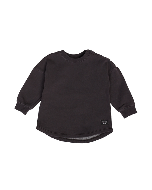 Animal Crackers Clover Crew - Washed Black