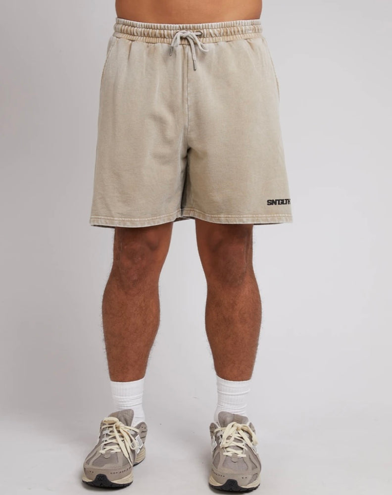St Goliath Track Fleece Short - Sand