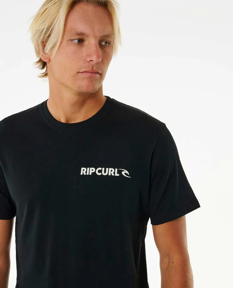 Rip Curl Brand Icon Tee - Black