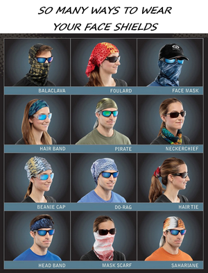 FSA Orange HI-VIS Face Shields