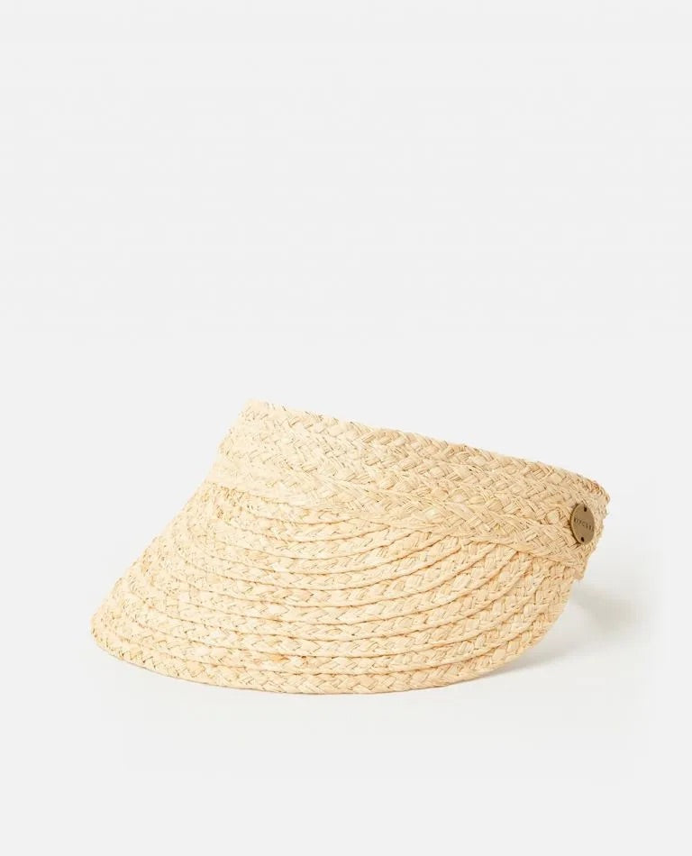 Rip Curl Essential Straw Visor- Natural