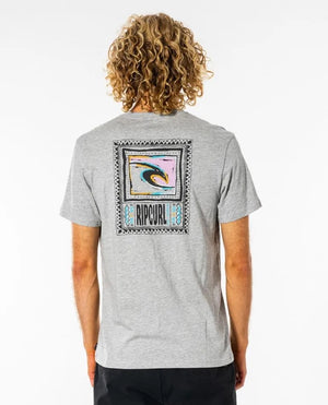 Rip Curl Origins Tee- Grey Marle