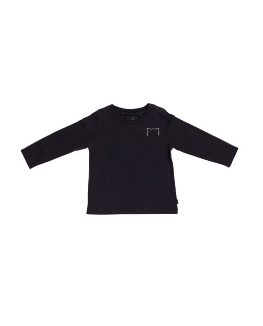 Animal Crackers Directions L/S Tee- Washed Black