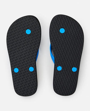 Rip Curl Painted Searcher Open Toe Boys Thong - Black