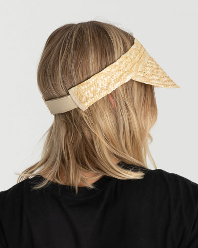 Hurley Summer Straw Visor - Coconut Milk