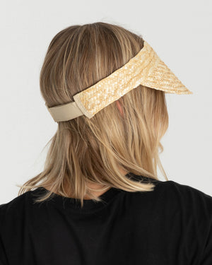 Hurley Summer Straw Visor - Coconut Milk