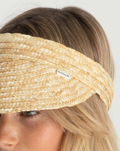 Hurley Summer Straw Visor - Coconut Milk