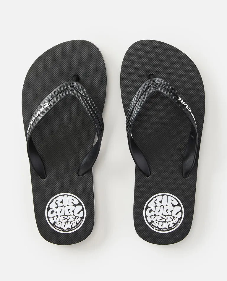 Rip Curl icon Open Toe Boys Thong - Black