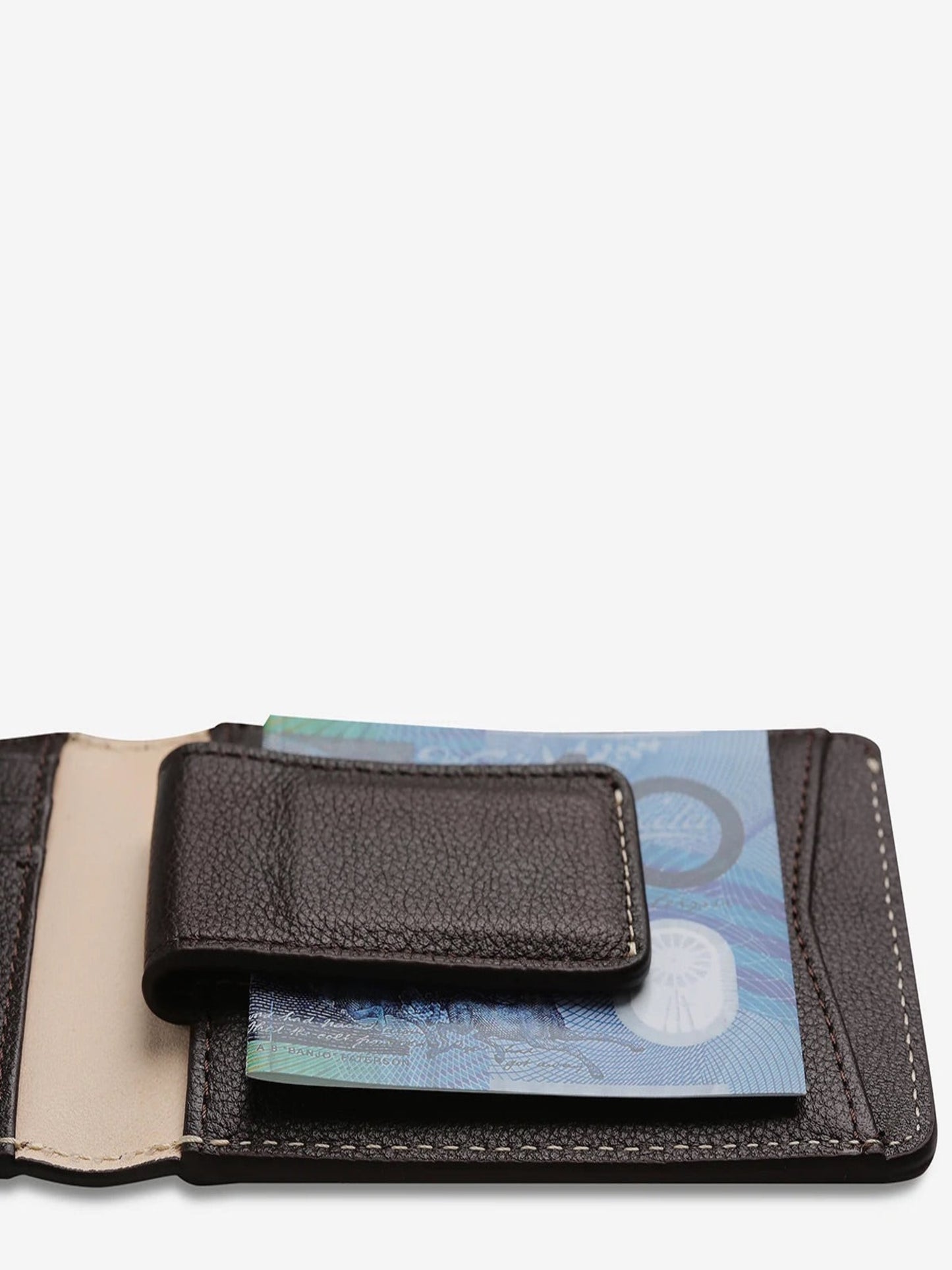 Status Anxiety Ethan Wallet- Chocolate