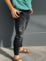 Nena & Pasadena Hellcat Pant - Heavy Metal Black