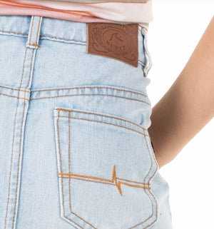 Rusty Tomorrow Denim Skirt - Girls