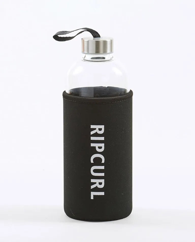 Rip Curl Glass Drink Bottle - Black