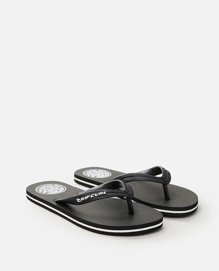 Rip Curl icon Open Toe Boys Thong - Black