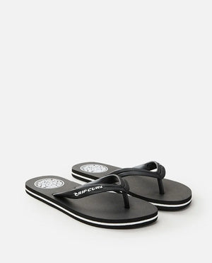 Rip Curl icon Open Toe Boys Thong - Black