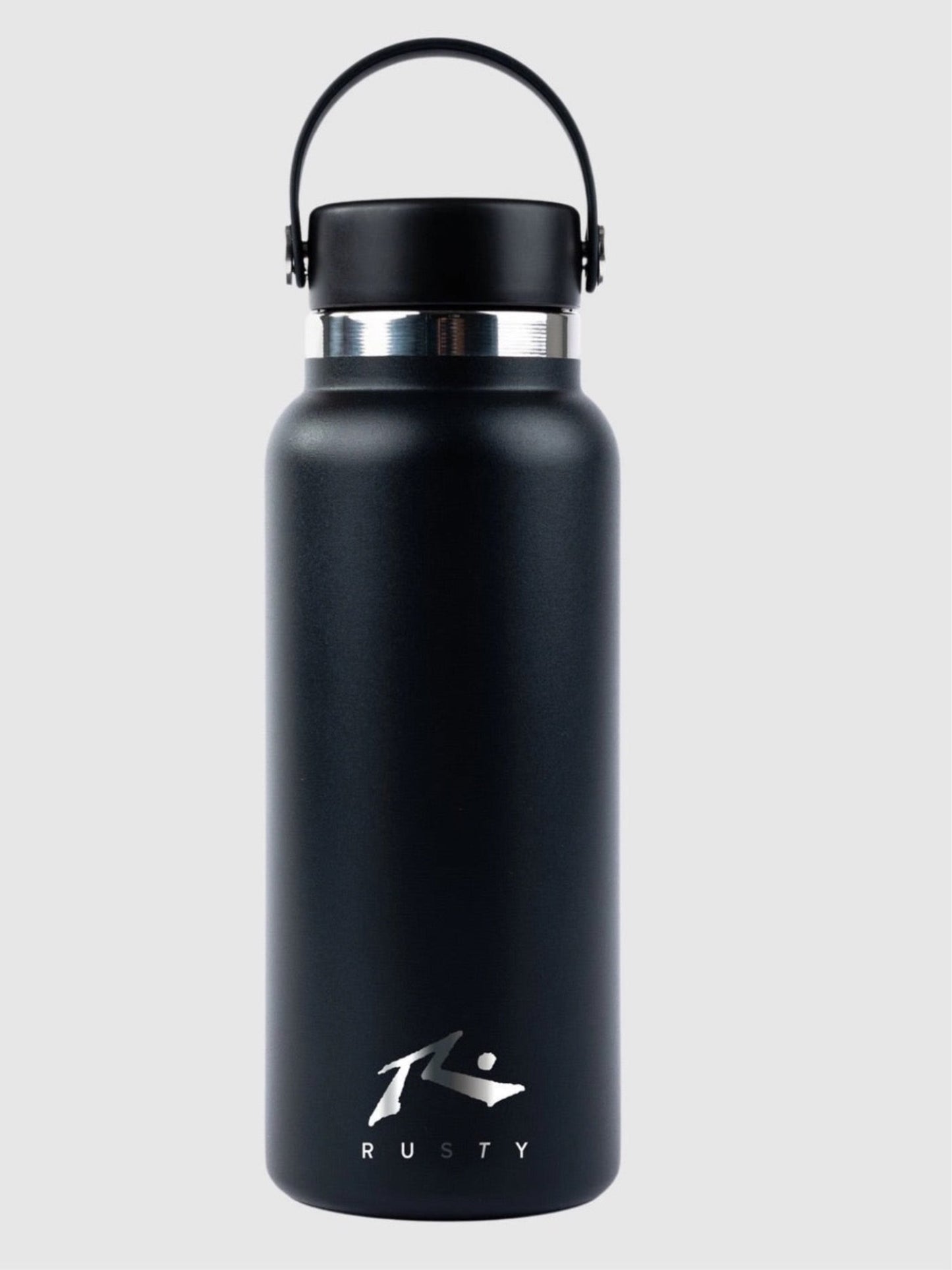 Rusty Quencher 32oz Stainless Steel Bottle- Black