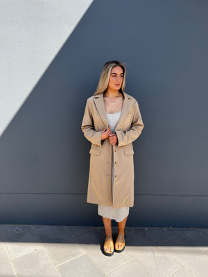 Jorge Miller Coat - Tan