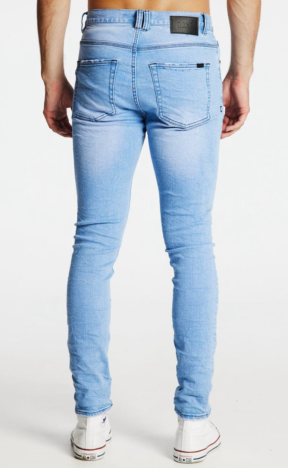 Kiss Chacey K1 Super Skinny Fit Jean- Crystal Blue