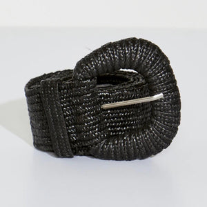 Sass Gabby Stretch Belt- Black