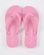 Rip Curl Script Wave Girls Thongs - Pink