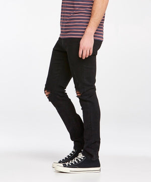 Riders By Lee R1 Skinny Jean - Obsidian Destrory