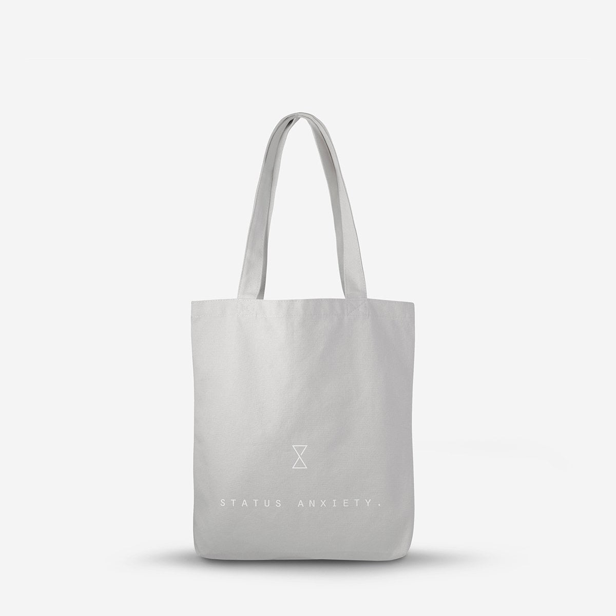 Status Anxiety First Glance Tote- Light Grey