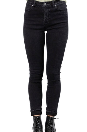 Rusty High Spray On Premo Jean Ripped - Black