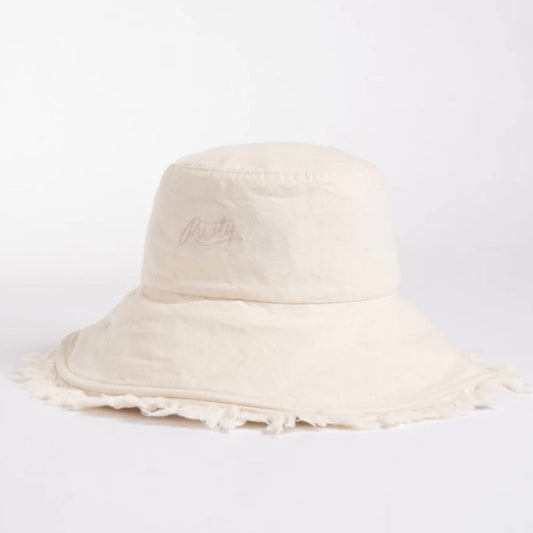Rusty Gleam Organic Bucket Hat - Natural