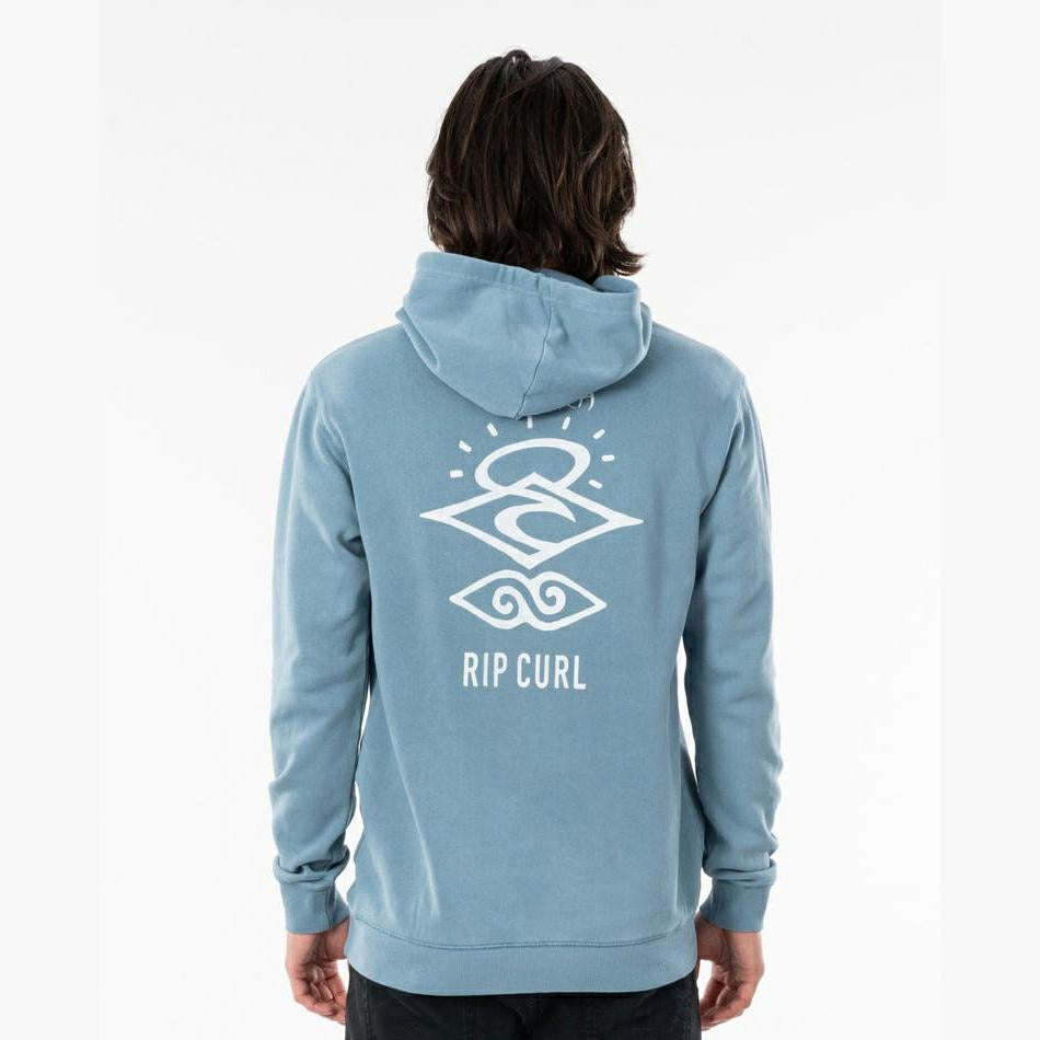 Rip Curl Search Icon Hood - Mid Blue