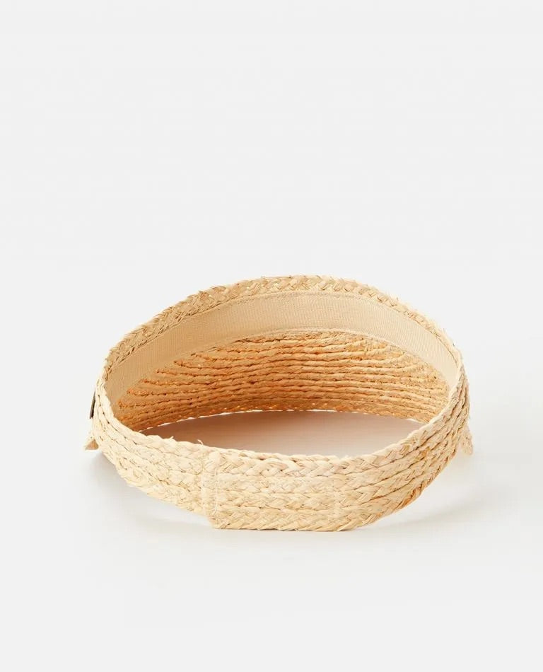 Rip Curl Essential Straw Visor- Natural